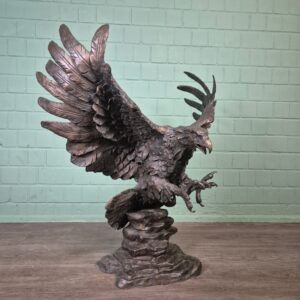 Skulptur Dekoration Adler Bronze 1,03 m