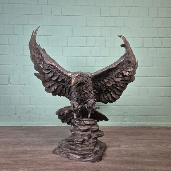 Skulptur Dekoration Adler Bronze 1,03 m – Bild 2