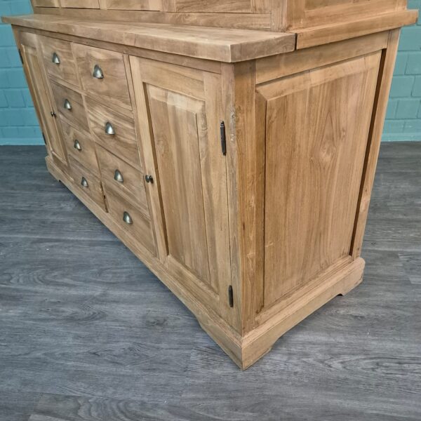 Vitrine Bücherschrank Teakholz 1,86 m – Bild 6
