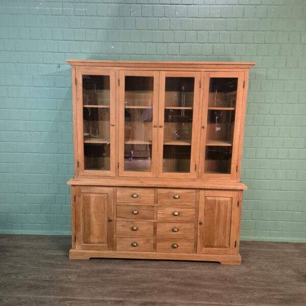 Vitrine Bücherschrank Teakholz 1,86 m – Bild 2