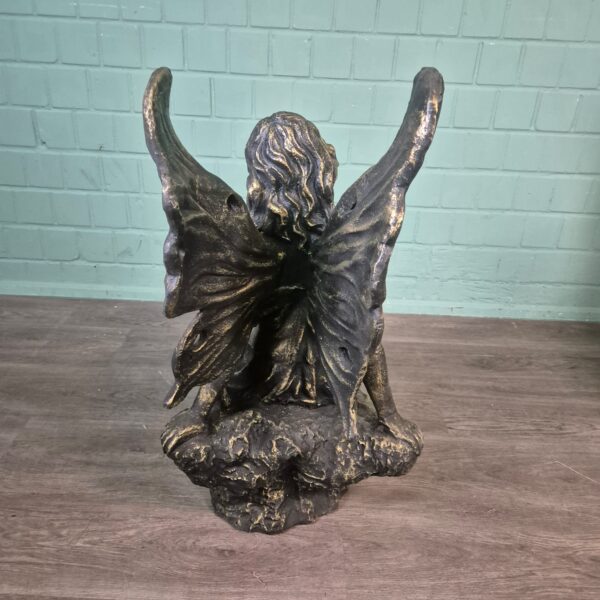 Skulptur Dekoratin Set Elfen Bronze 0,88 m – Bild 13