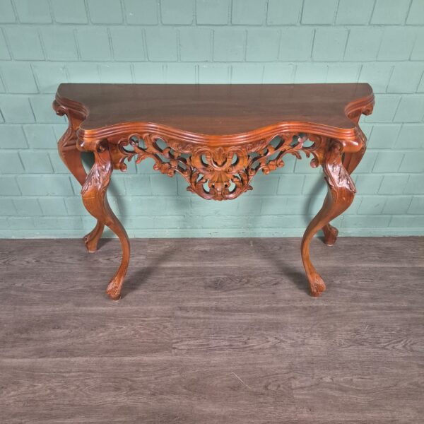 Wandtisch Konsolentisch Neubarock Mahagoni – Bild 2