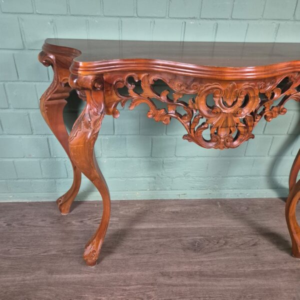 Wandtisch Konsolentisch Neubarock Mahagoni – Bild 4