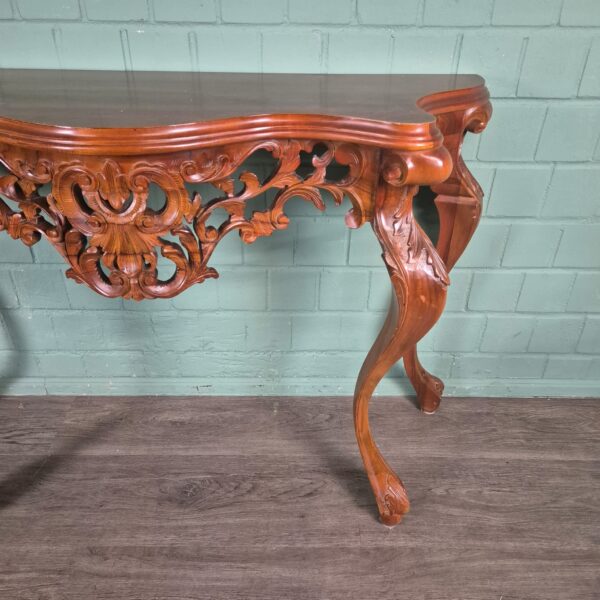 Wandtisch Konsolentisch Neubarock Mahagoni – Bild 5