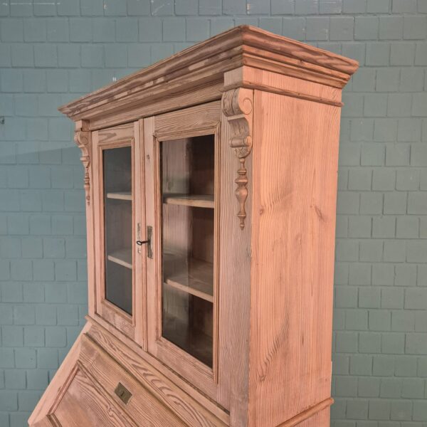 Sekretär Gründerzeit 1880 Kiefer – Bild 7