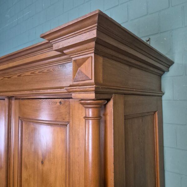 Schrank Kleiderschrank Gründerzeit 1880 Kiefer – Bild 9