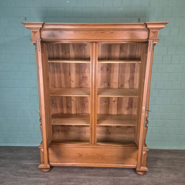Schrank Kleiderschrank Gründerzeit 1880 Kiefer – Bild 10