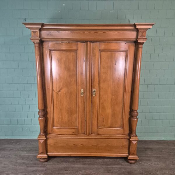 Schrank Kleiderschrank Gründerzeit 1880 Kiefer – Bild 2