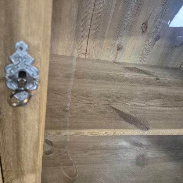 Vitrine Geschirrschrank Gründerzeit 1880 Kiefer – Bild 11