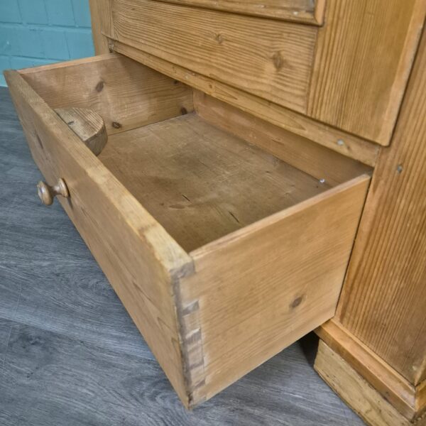 Schrank Kleiderschrank Biedermeier 1850 Kiefer – Bild 9