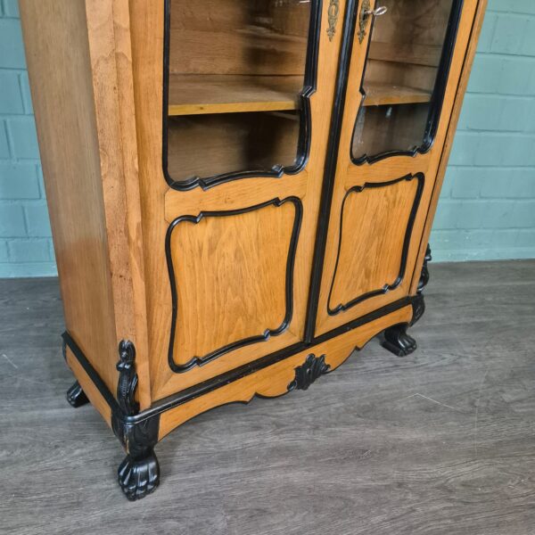 Vitrine Geschirrschrank Historismus 1860 Esche – Bild 5