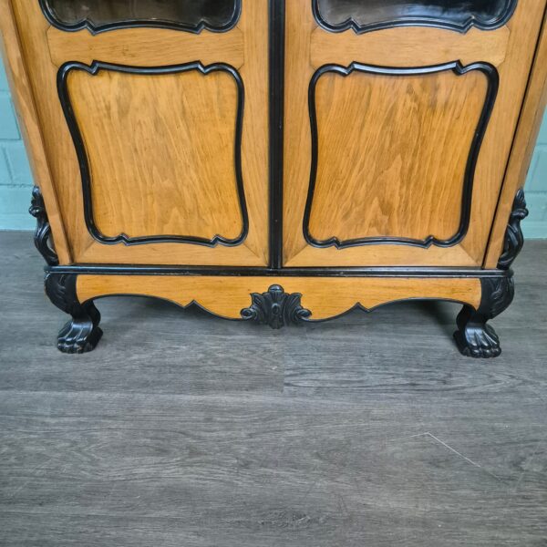 Vitrine Geschirrschrank Historismus 1860 Esche – Bild 7