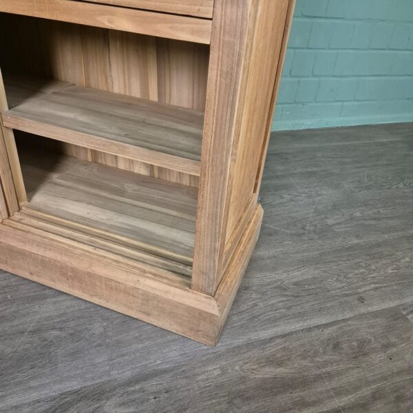 Vitrine Bücherschrank Teakholz 1,20 m – Bild 13