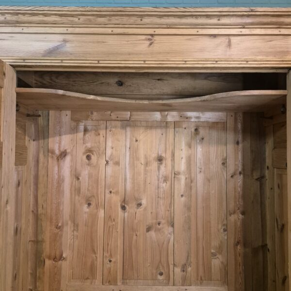 Sonnenschrank Kleiderschrank Biedermeier 1840 Kiefer – Bild 13