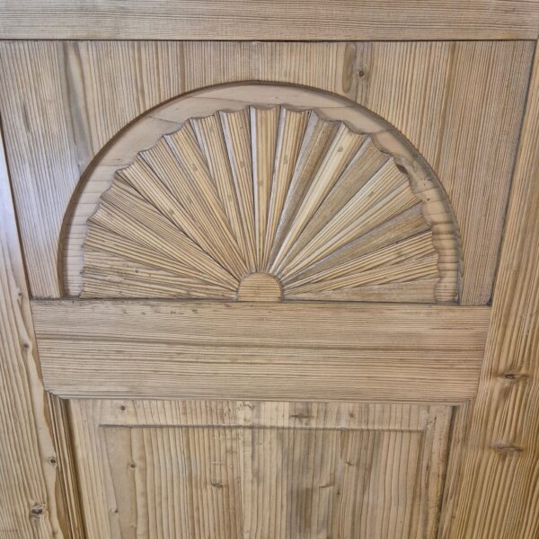 Sonnenschrank Kleiderschrank Biedermeier 1840 Kiefer – Bild 9