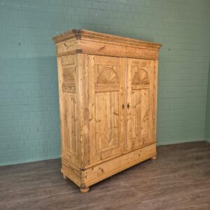 Sonnenschrank Kleiderschrank Biedermeier 1840 Kiefer