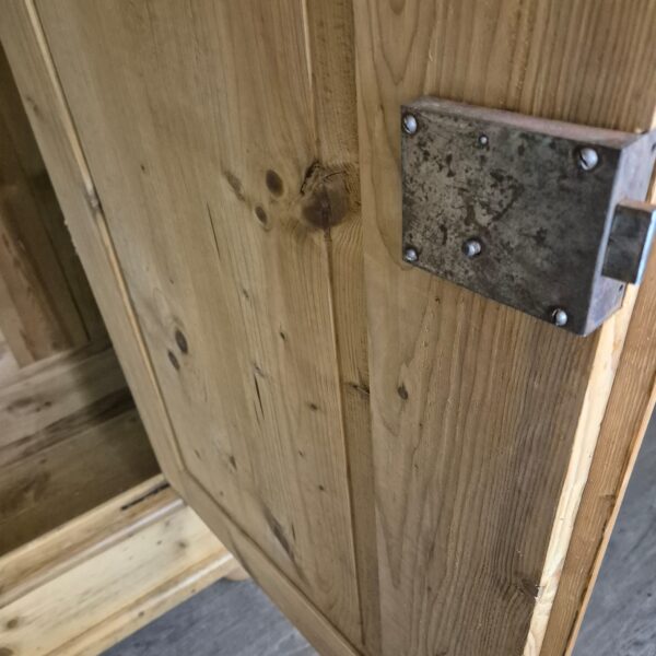 Sonnenschrank Kleiderschrank Biedermeier 1840 Kiefer – Bild 16