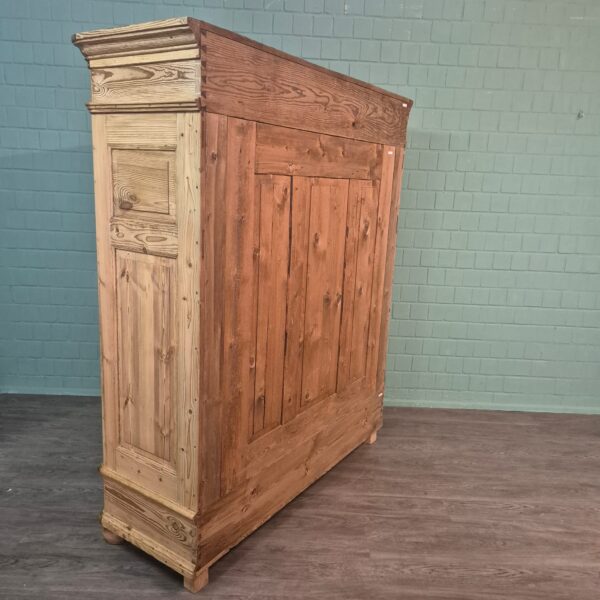 Sonnenschrank Kleiderschrank Biedermeier 1840 Kiefer – Bild 17