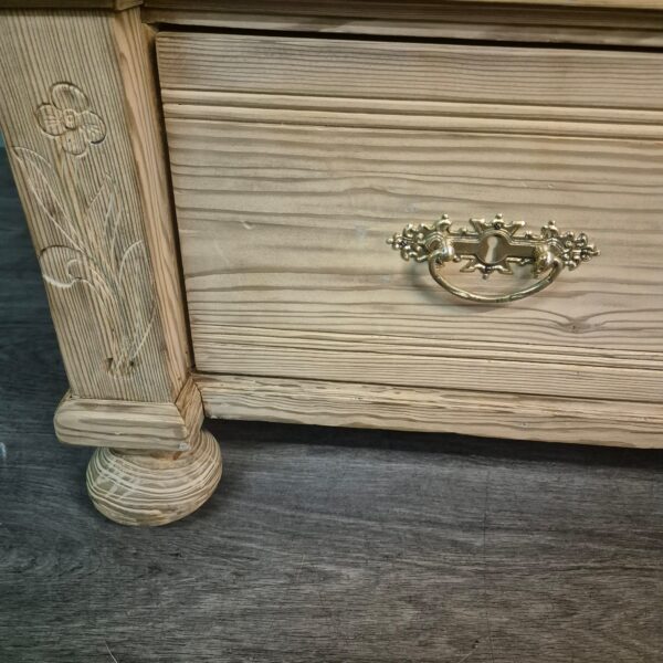 Schrank Kleiderschrank Jugendstil 1900 Kiefer – Bild 6