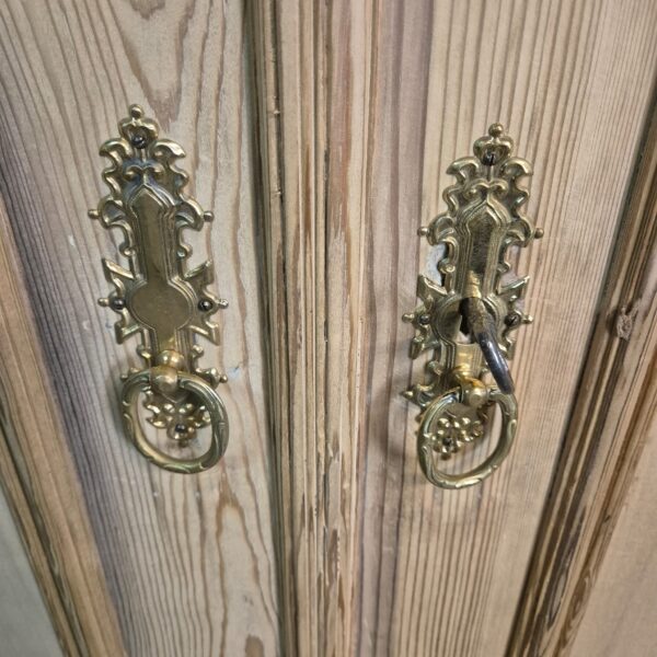 Schrank Kleiderschrank Jugendstil 1900 Kiefer – Bild 8