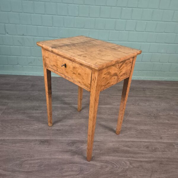 Nähtisch Biedermeier 1820 Birke – Bild 4