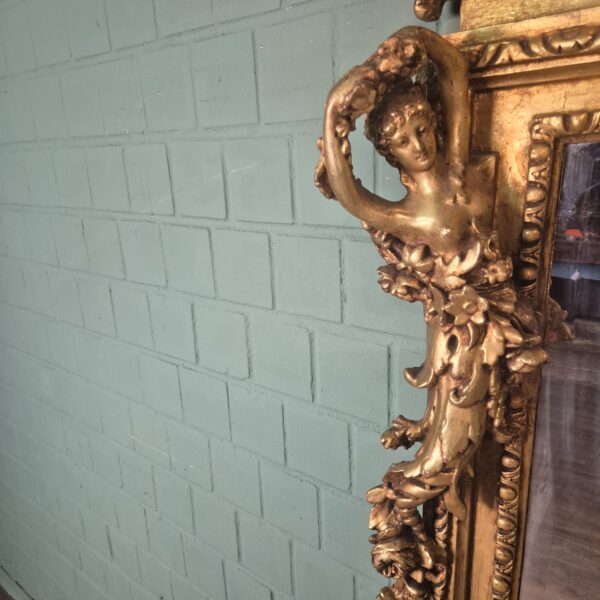 Barockspiegel Wandspiegel Barockstil Gold 1,20 m x 2,44 m – Bild 6