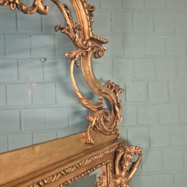 Barockspiegel Wandspiegel Barockstil Gold 1,20 m x 2,44 m – Bild 11