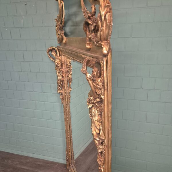 Barockspiegel Wandspiegel Barockstil Gold 1,20 m x 2,44 m – Bild 12
