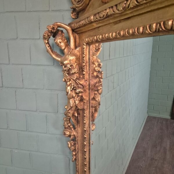 Barockspiegel Wandspiegel Barockstil Gold 1,20 m x 2,44 m – Bild 5