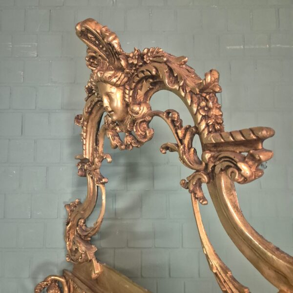 Barockspiegel Wandspiegel Barockstil Gold 1,20 m x 2,44 m – Bild 10