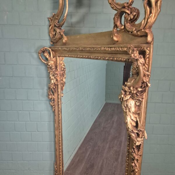 Barockspiegel Wandspiegel Barockstil Gold 1,20 m x 2,44 m – Bild 13