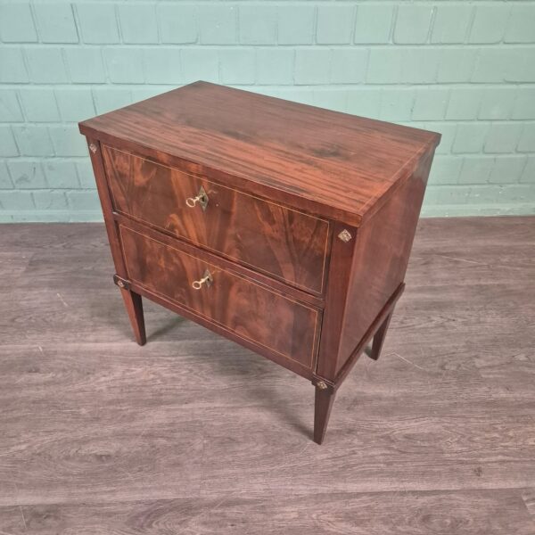 Kommode Biedermeier 1840 Mahagoni – Bild 4