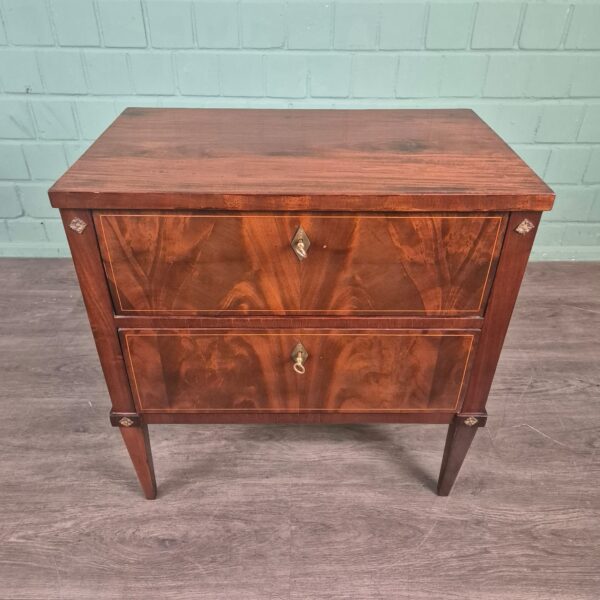 Kommode Biedermeier 1840 Mahagoni – Bild 3