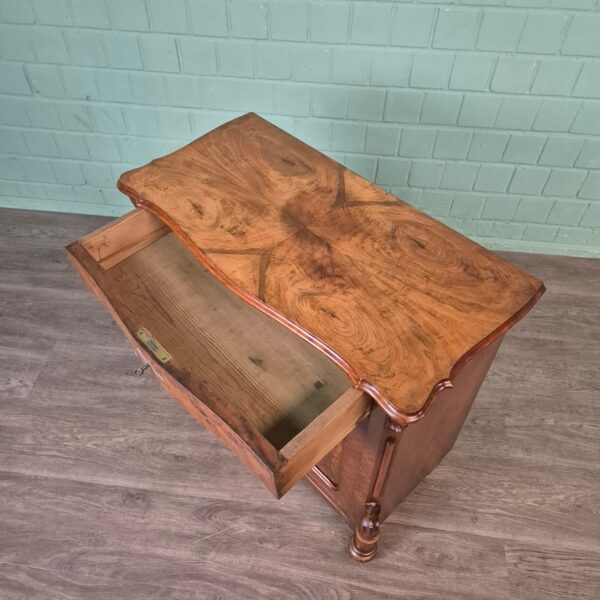 Anrichte Halbschrank Louis Philippe 1860 Nussbaum – Bild 11