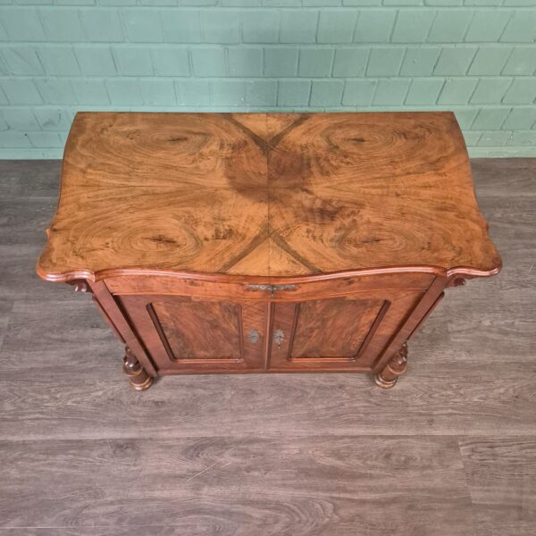 Anrichte Halbschrank Louis Philippe 1860 Nussbaum – Bild 4