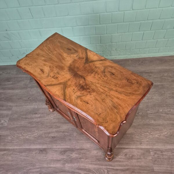 Anrichte Halbschrank Louis Philippe 1860 Nussbaum – Bild 5