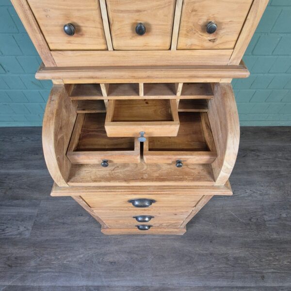 Schrank Hochschrank Teakholz 0,67 m – Bild 10