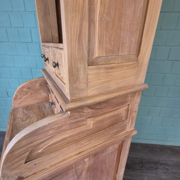 Schrank Hochschrank Teakholz 0,67 m – Bild 8