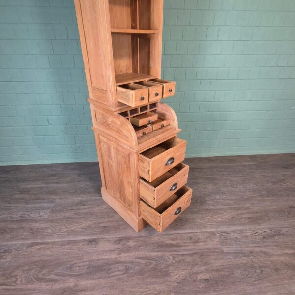 Schrank Hochschrank Teakholz 0,67 m – Bild 12