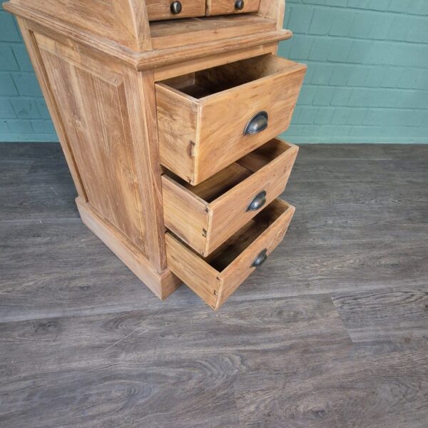 Schrank Hochschrank Teakholz 0,67 m – Bild 13