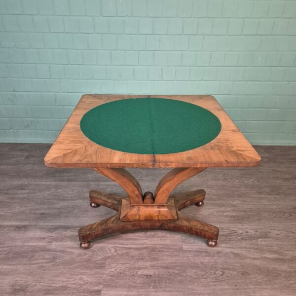 Klapptisch Spieltisch Biedermeier 1820 Mahagoni – Bild 10