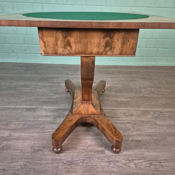 Klapptisch Spieltisch Biedermeier 1820 Mahagoni – Bild 14