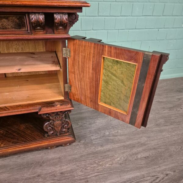 Tabernakelschrank Buffetschrank Gründerzeit 1880 Nussbaum – Bild 26