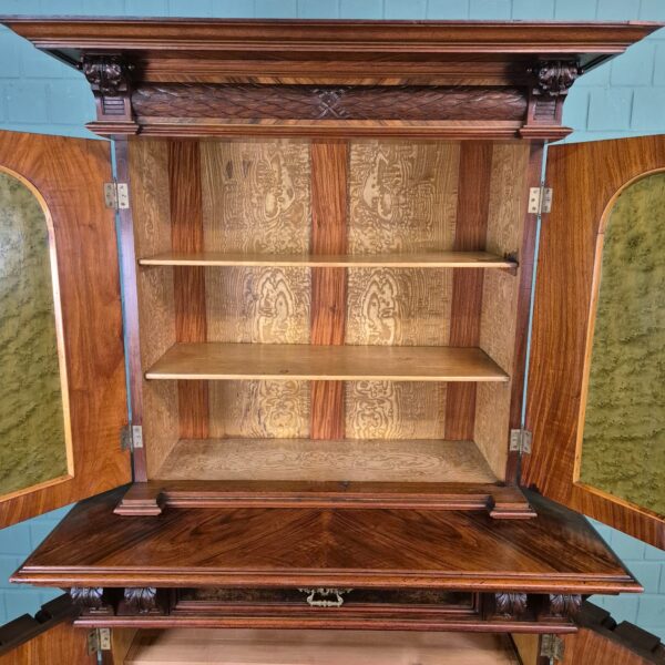Tabernakelschrank Buffetschrank Gründerzeit 1880 Nussbaum – Bild 21