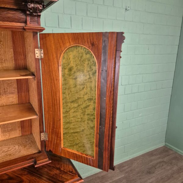 Tabernakelschrank Buffetschrank Gründerzeit 1880 Nussbaum – Bild 23