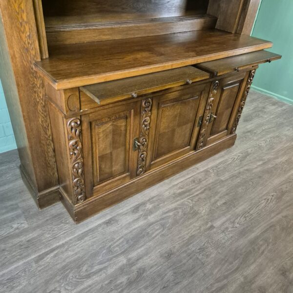 Buffetschrank Schrank Jugendstil 1910 Eiche – Bild 7