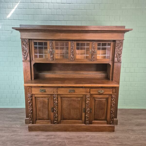 Buffetschrank Schrank Jugendstil 1910 Eiche