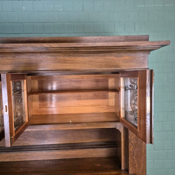 Buffetschrank Schrank Jugendstil 1910 Eiche – Bild 18