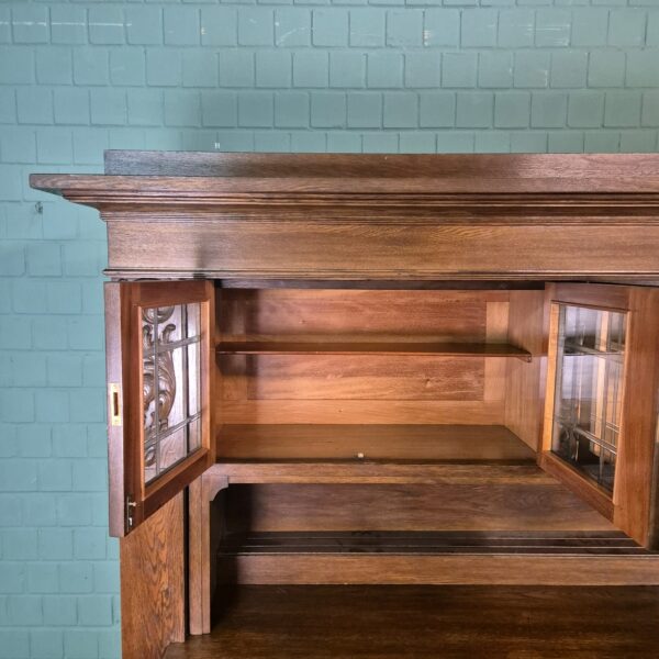 Buffetschrank Schrank Jugendstil 1910 Eiche – Bild 17