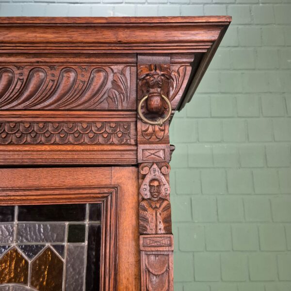 Buffetschrank Schrank Gründerzeit 1880 Eiche – Bild 13